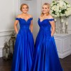 Royal blue prom jurken