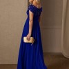 Kobalt blauwe bruidsmeisje jurken