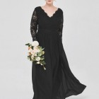 Zwarte bruidsmeisje jurken
