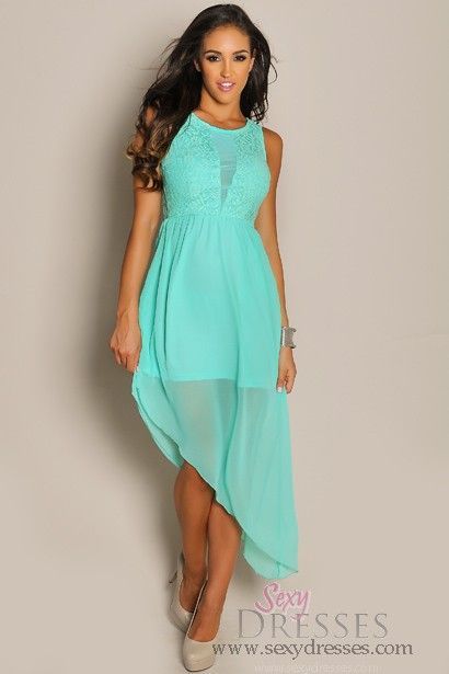 Maxi dress mintgroen