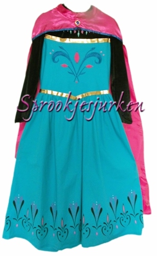 Elsa jurk met cape