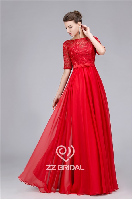 Elegante rode jurk