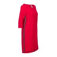 Rode linnen jurk