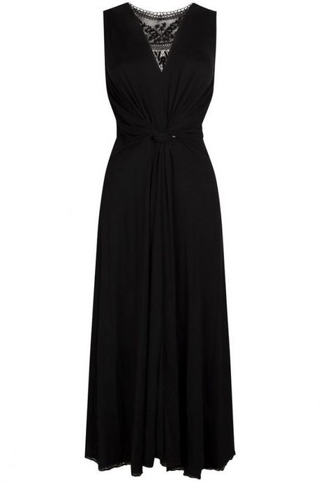 Jersey jurk zwart