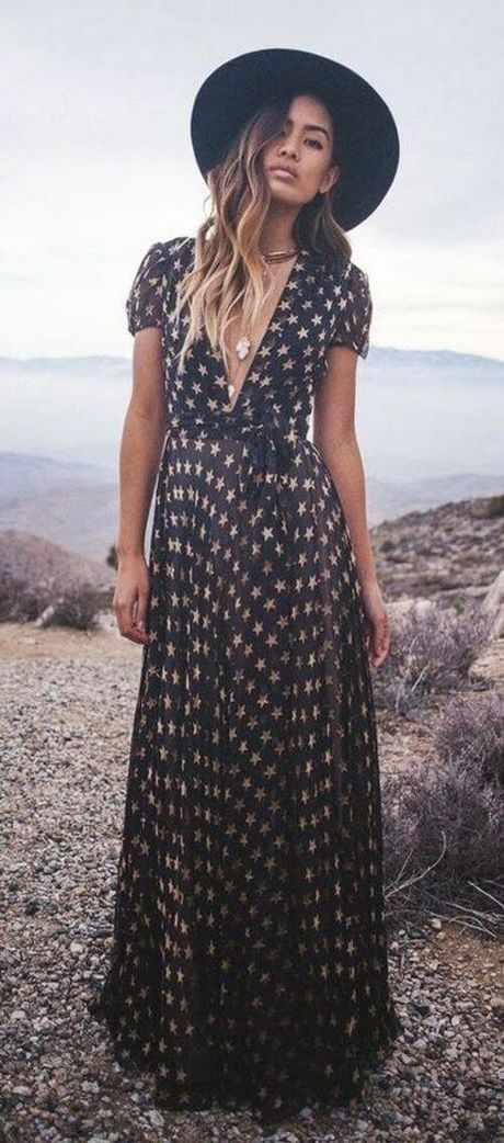 Bohemian chique jurk