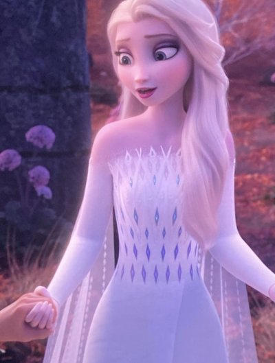 Elsa jurk frozen 2 wit