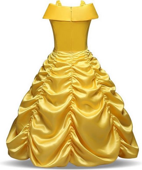 Gele prinsessenjurk