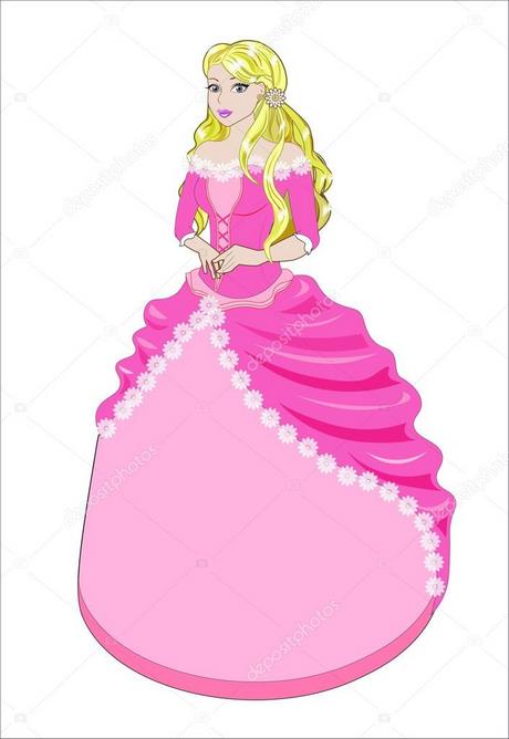 Prinses roze jurk