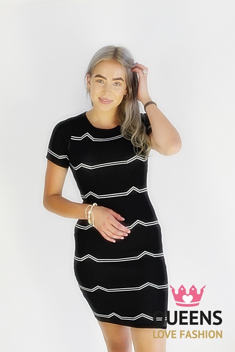 Witte bodycon jurk