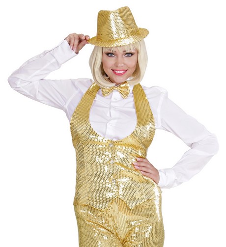 Goud glitter kleding