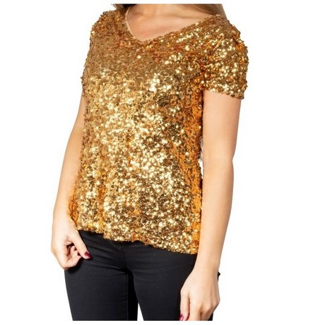 Gouden glitter bolero