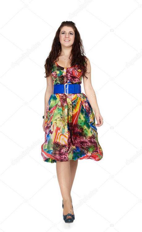 Kleurrijke jurk