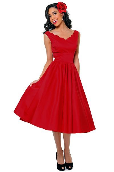 Rode jurk vintage