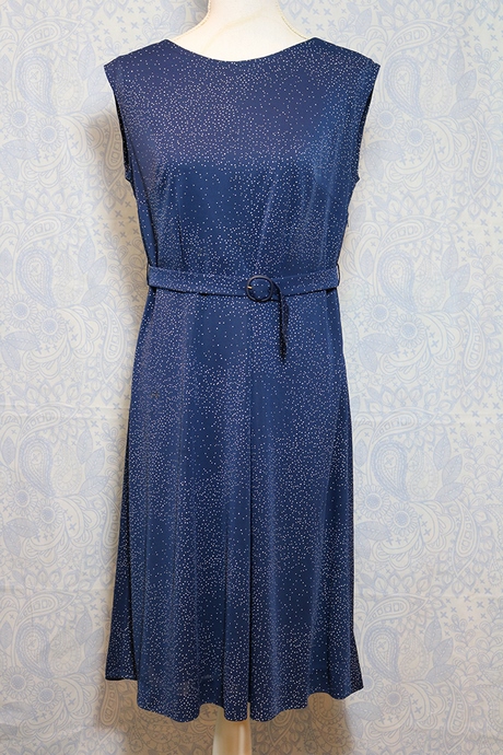 Vintage jurk blauw