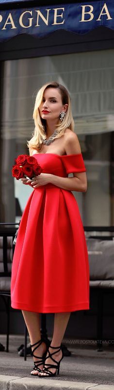 Dames rode jurken