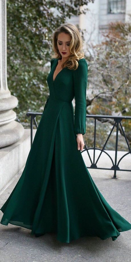 Groene jurk voor bruiloft gast