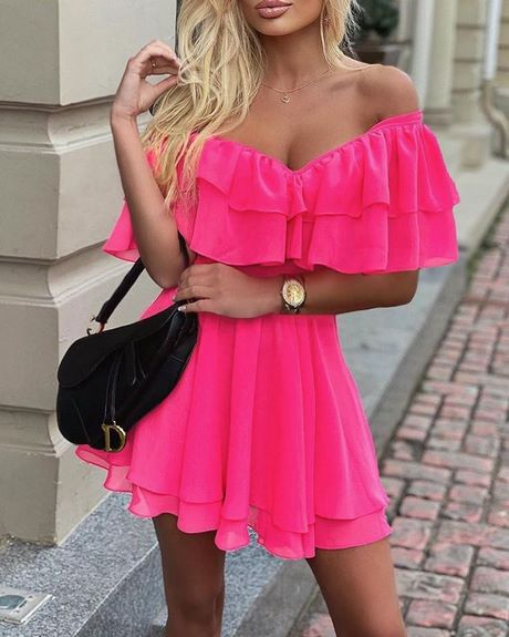 Hete roze jurken