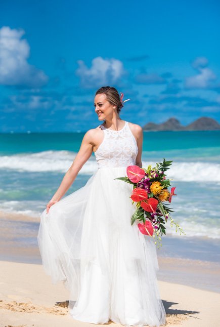 Jurken om te dragen naar een strand bruiloft