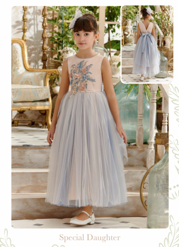 Kleine meisjes bruidsmeisjes jurken