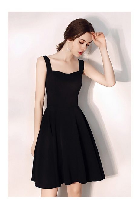 Semi formele zwarte jurken
