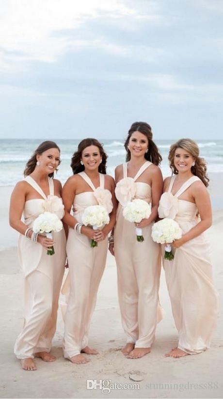 Strand bruidsmeisjes jurken