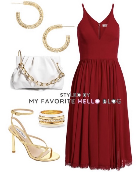 Wat te dragen met een rode jurk