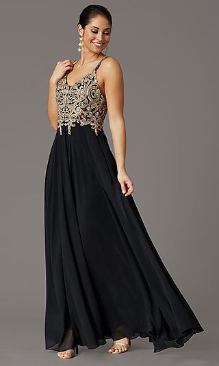 Zwarte lange jurk jurken