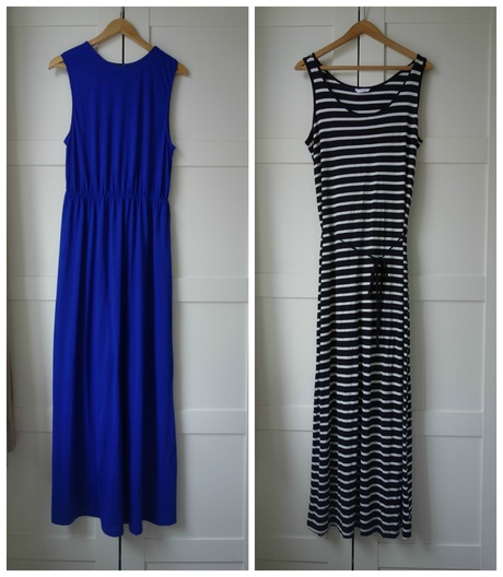 Blauwe maxi dress