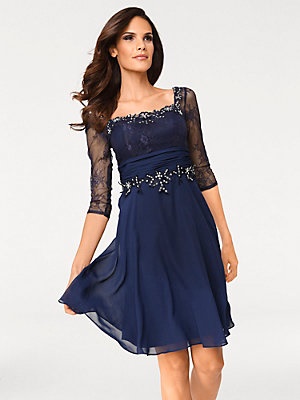 Cocktail jurk blauw