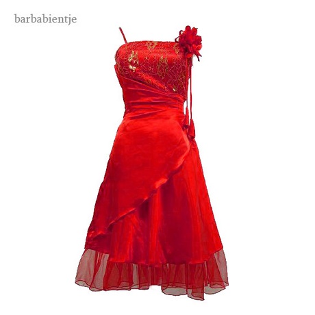 Cocktail jurk rood