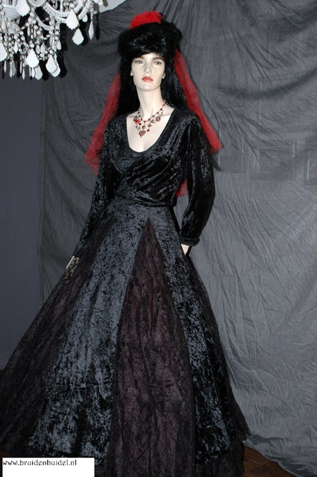 Gothic bruidsjurk