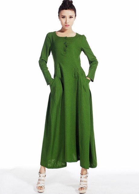 Grijze maxi dress