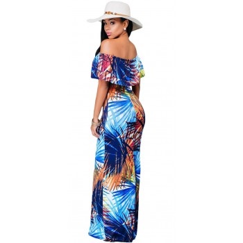 Grijze maxi dress