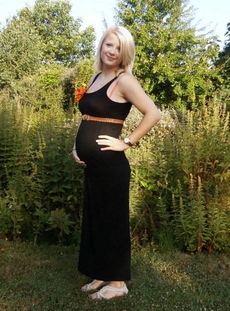 Lange jurk zwangerschap