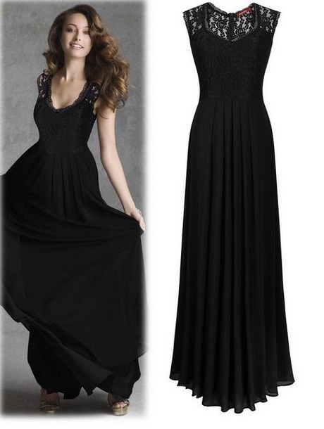 Lange jurken zwart