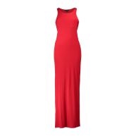 Lange rode jurk