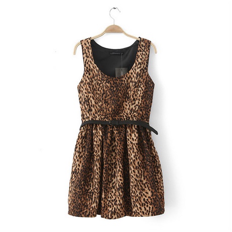 Leopard jurk