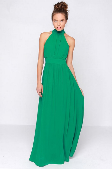 Maxi dress groen