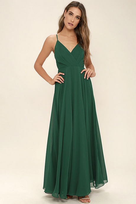 Maxi dress groen