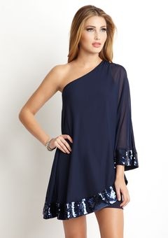 One shoulder dress