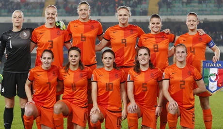 Oranje dames voetbal