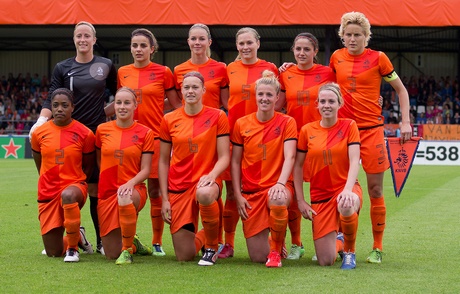 Oranje dames voetbal