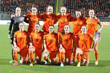 Oranje dames voetbal