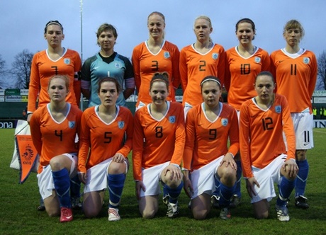Oranje dames voetbal