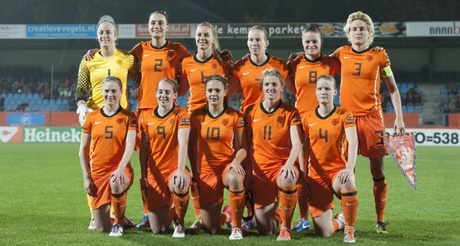 Oranje dames voetbal