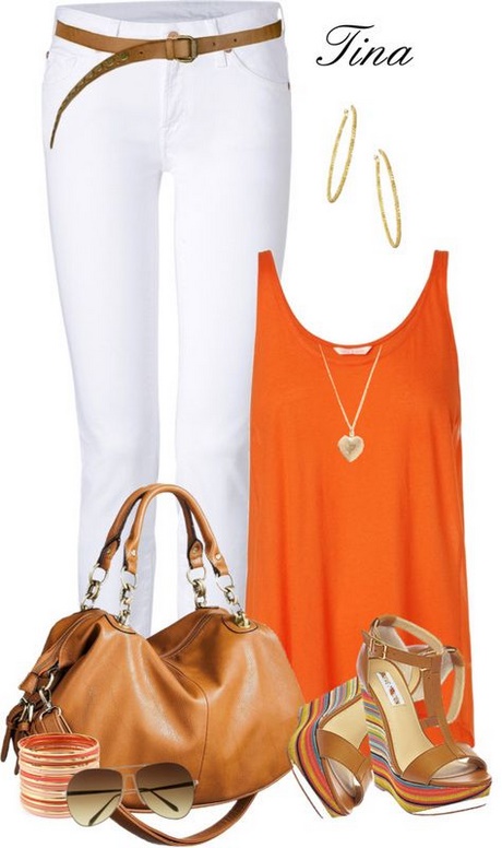 Oranje outfits