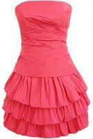 Roze cocktail jurk