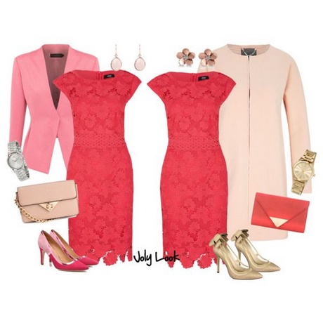 Roze jurk combineren