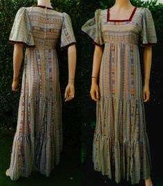 Vintage maxi jurk