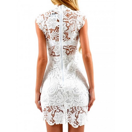 Wit kanten jurk